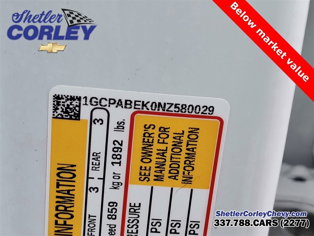 2022 Chevrolet Silverado 1500 Custom