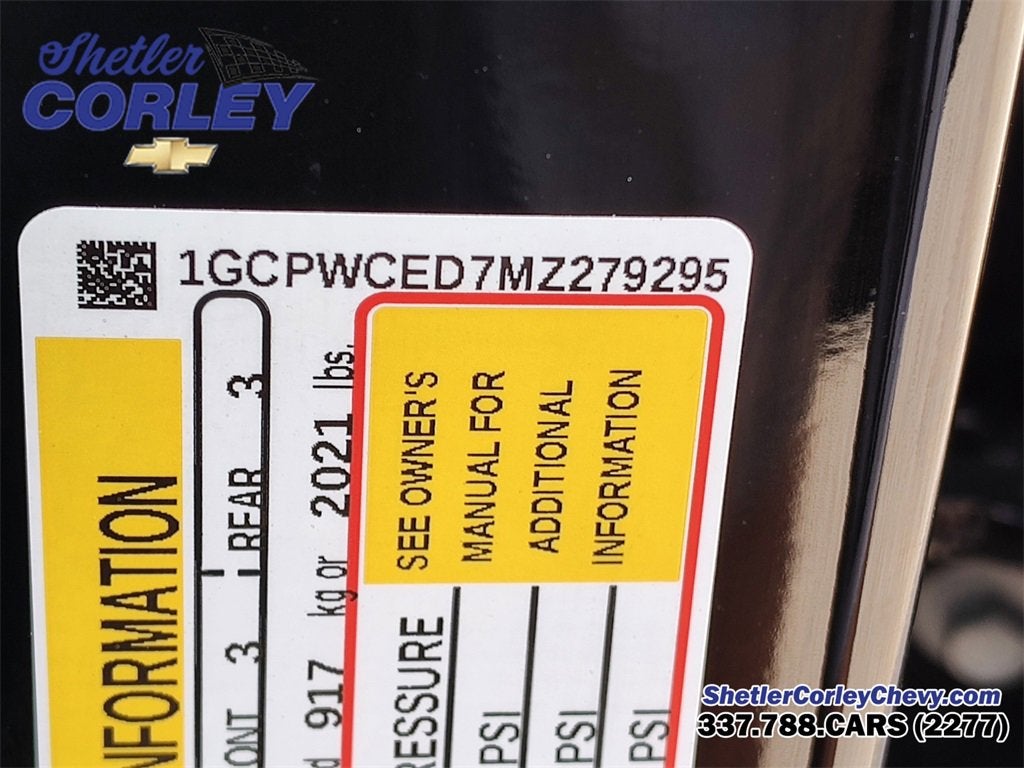 2021 Chevrolet Silverado 1500 LT