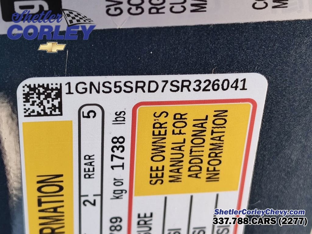 2025 Chevrolet Tahoe Premier