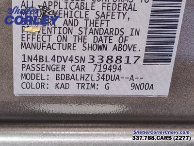2025 Nissan Altima SV FWD