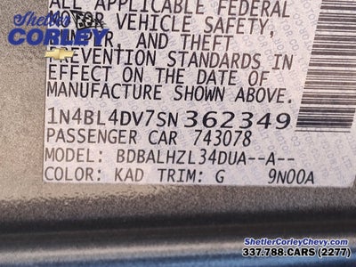 2025 Nissan Altima SV