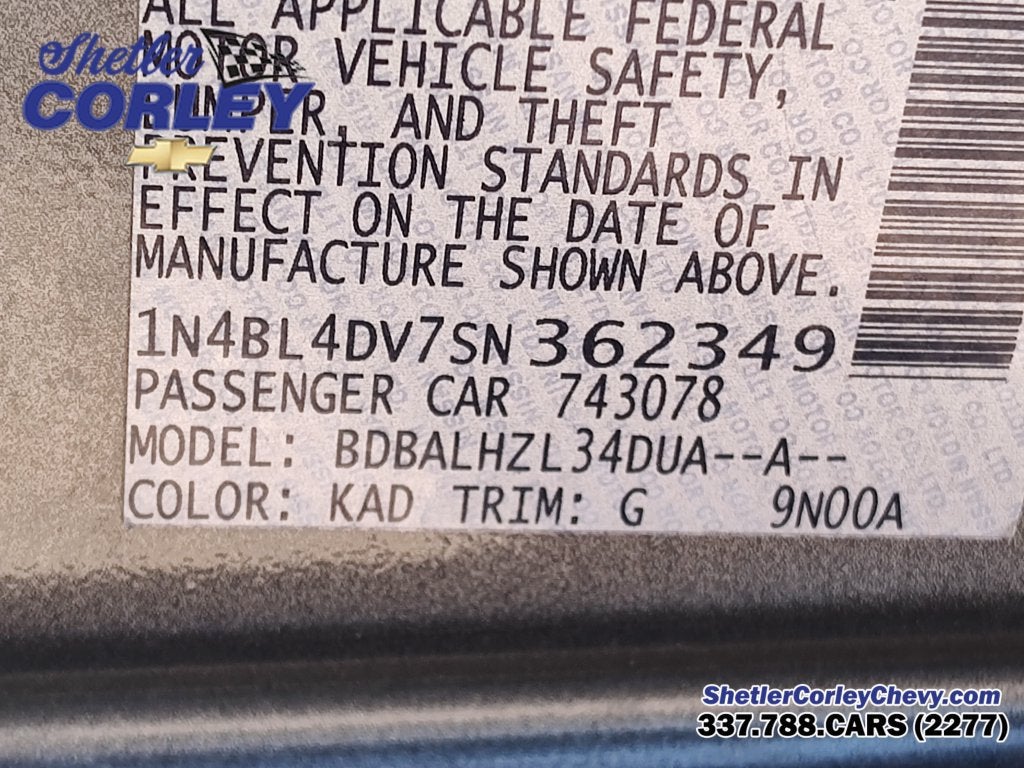 2025 Nissan Altima SV