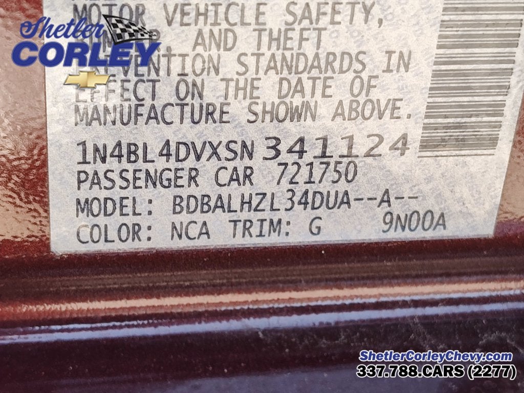 2025 Nissan Altima SV