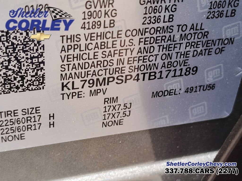 2026 Chevrolet Trailblazer LT