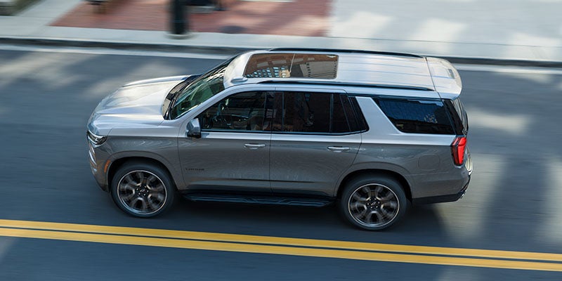 2026 Chevy Tahoe cruising on road 